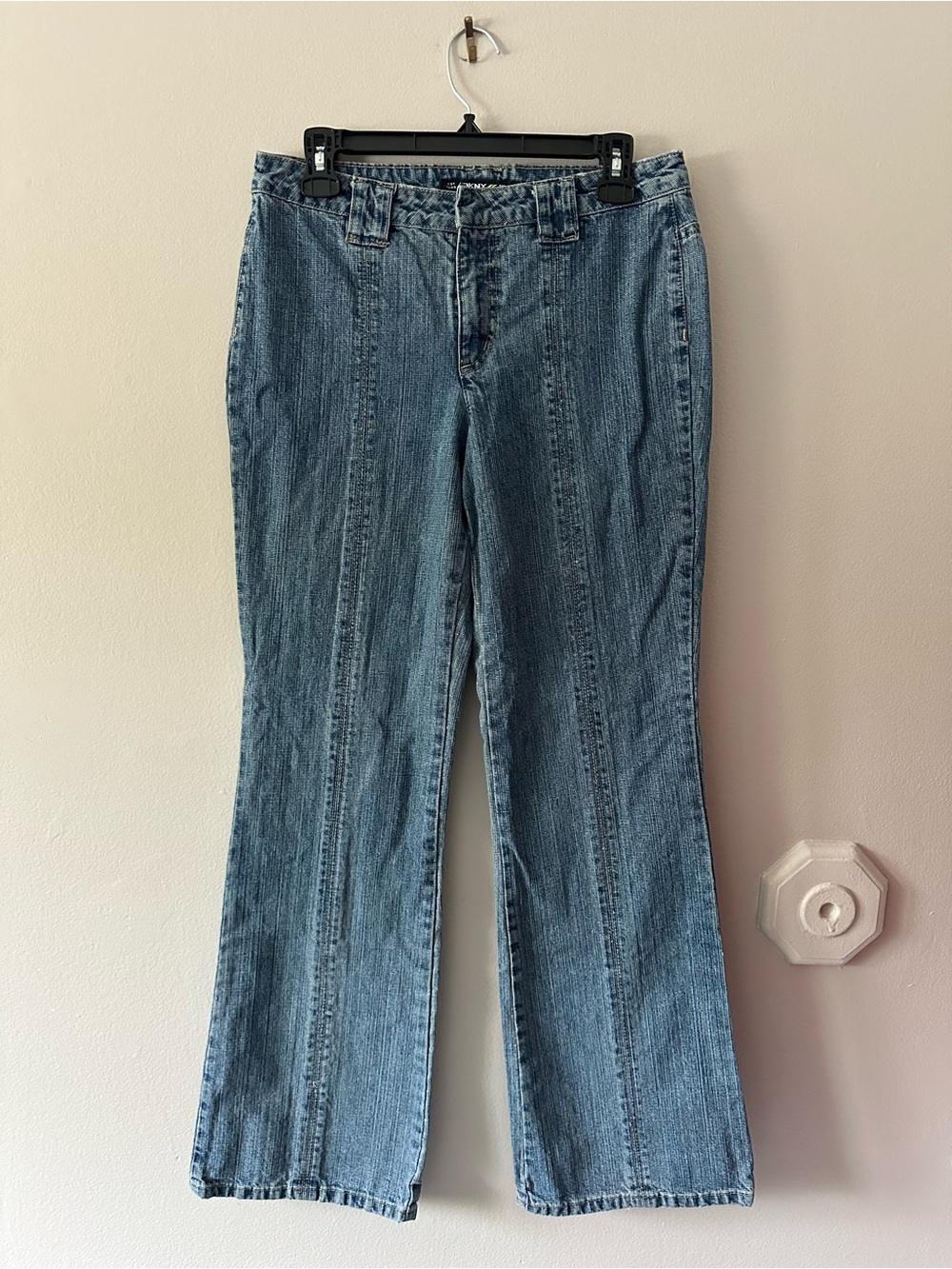 Vintage Y2K DKNY Jeans Pinched Seam Flare Leg Denim Jeans - Size 6